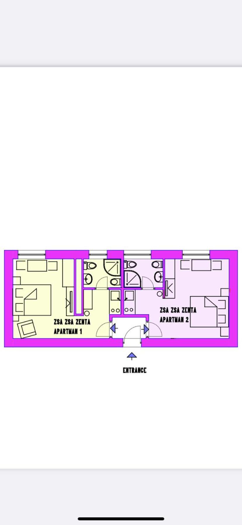 Apartment Zsa Zsa Zenta 1 Split Exteriör bild